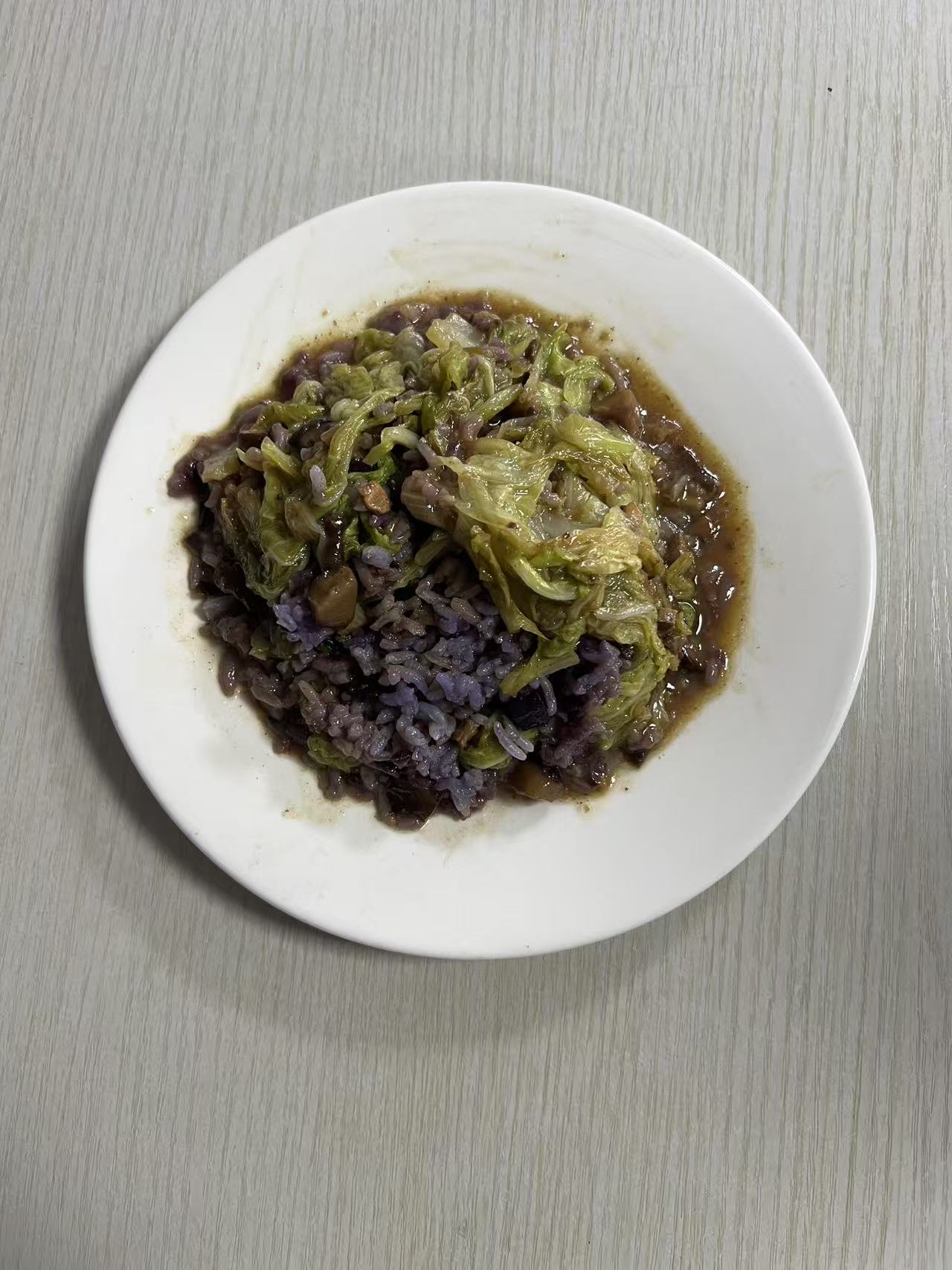 紫萝卜米饭包菜