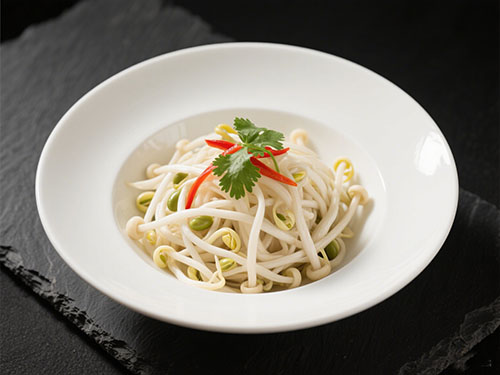 金针菇炒绿豆芽