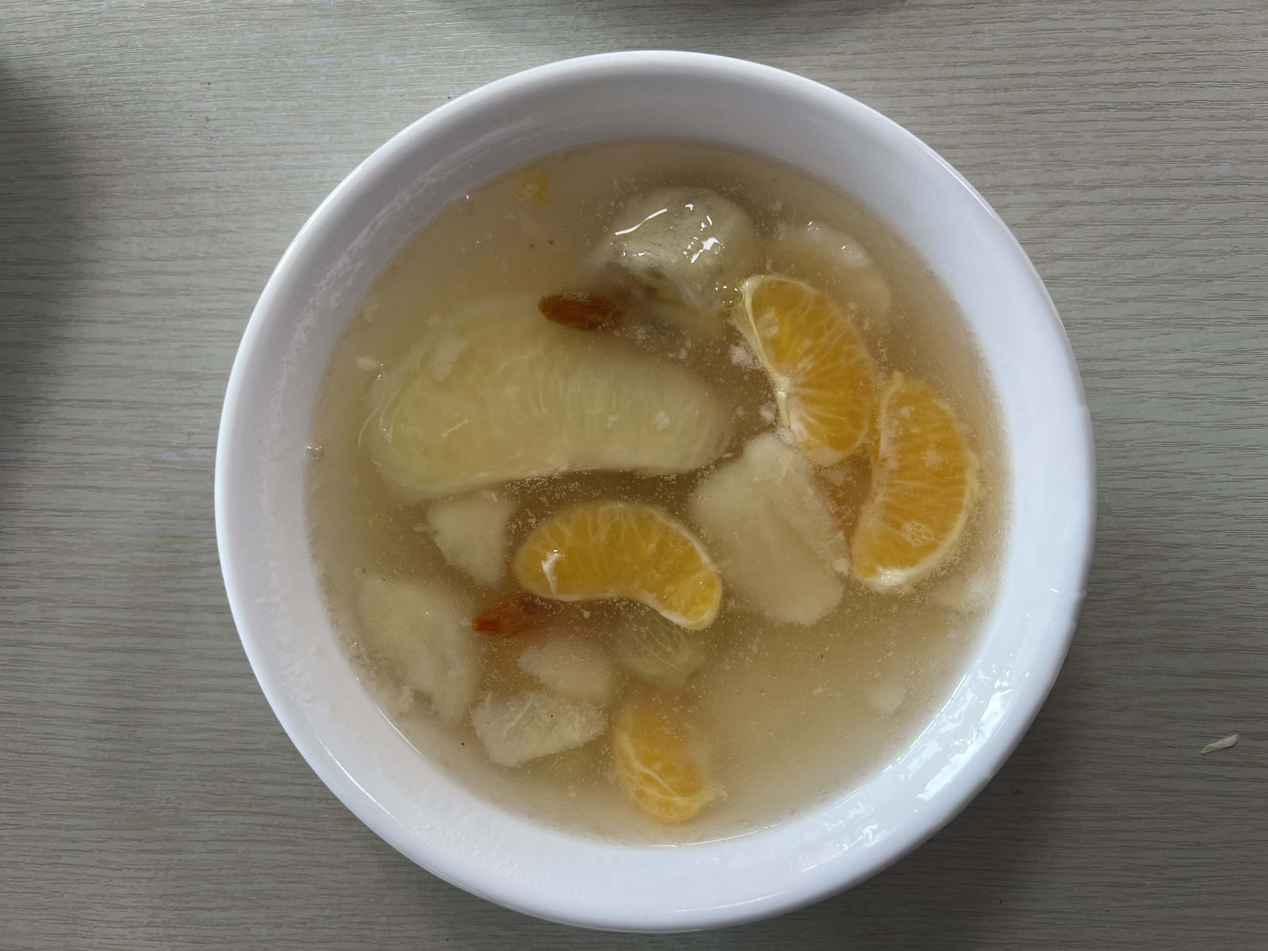 香蕉橘子柚子粥