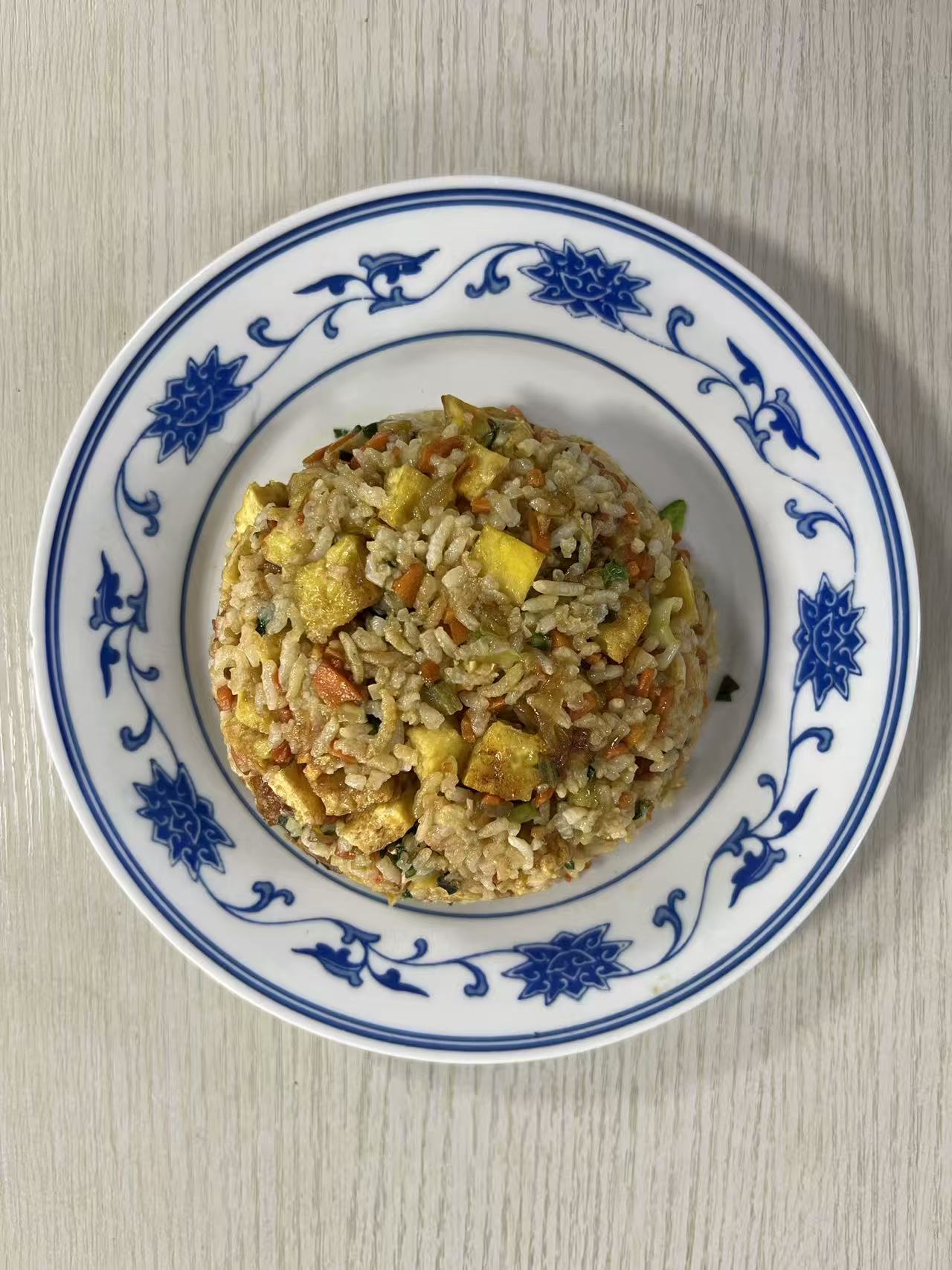 彩色炒饭
